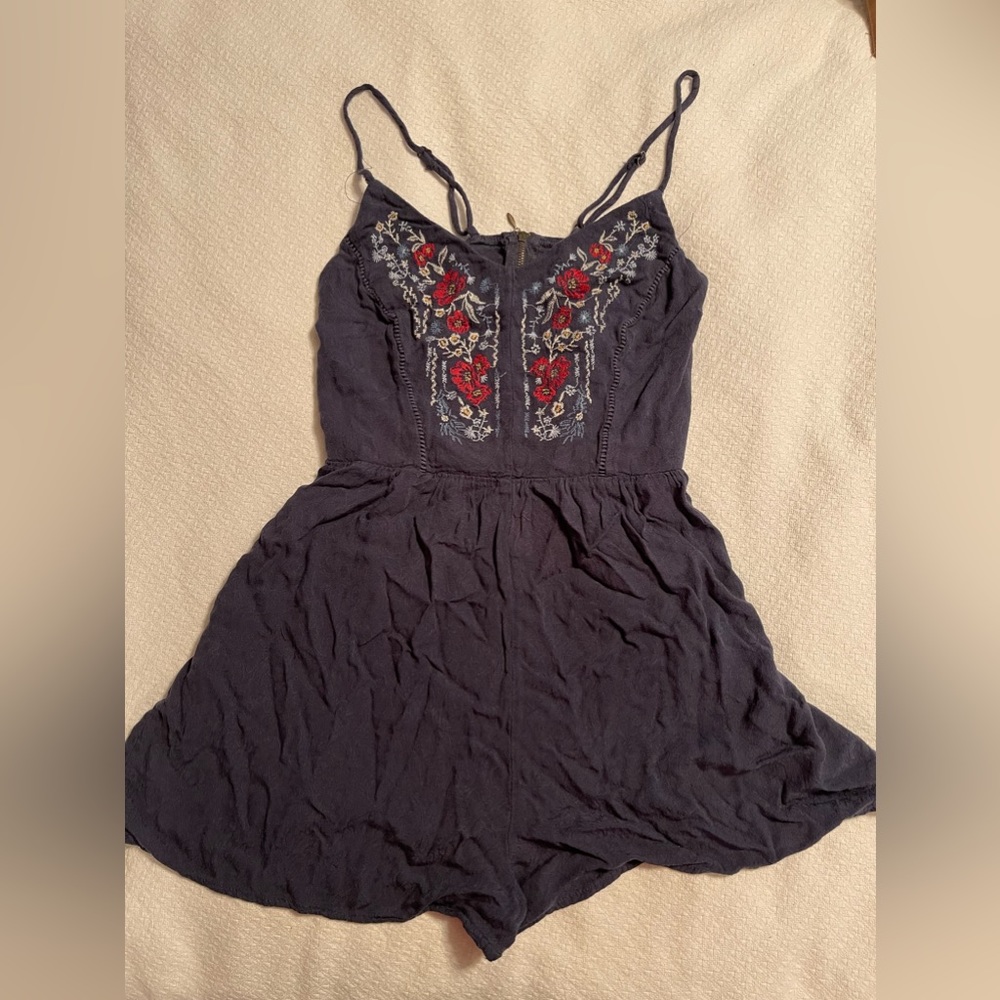 Navy romper